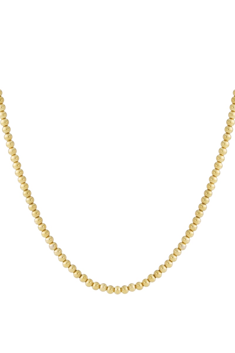 Ketting van massieve kralen - 6 mm