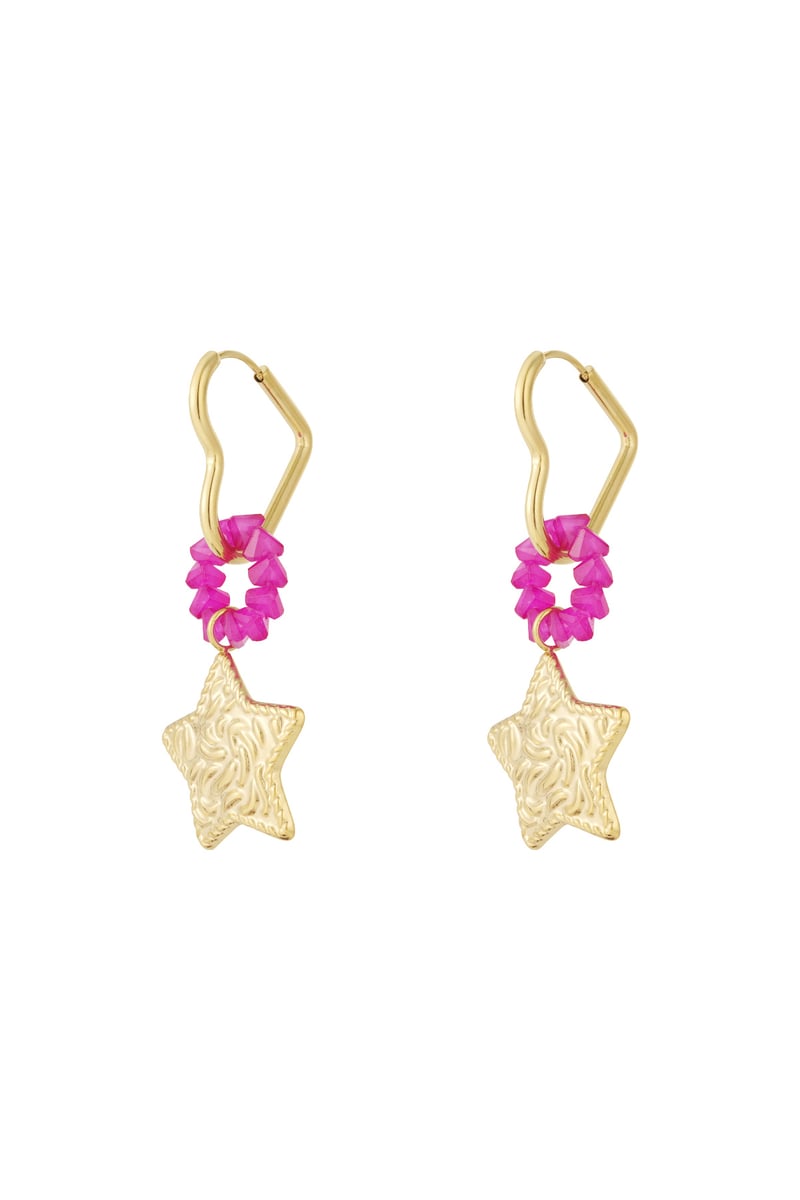 Oorbellen van roestvrij staal met hartjes, casual, dagelijks, eenvoudig, serie, damessieraden