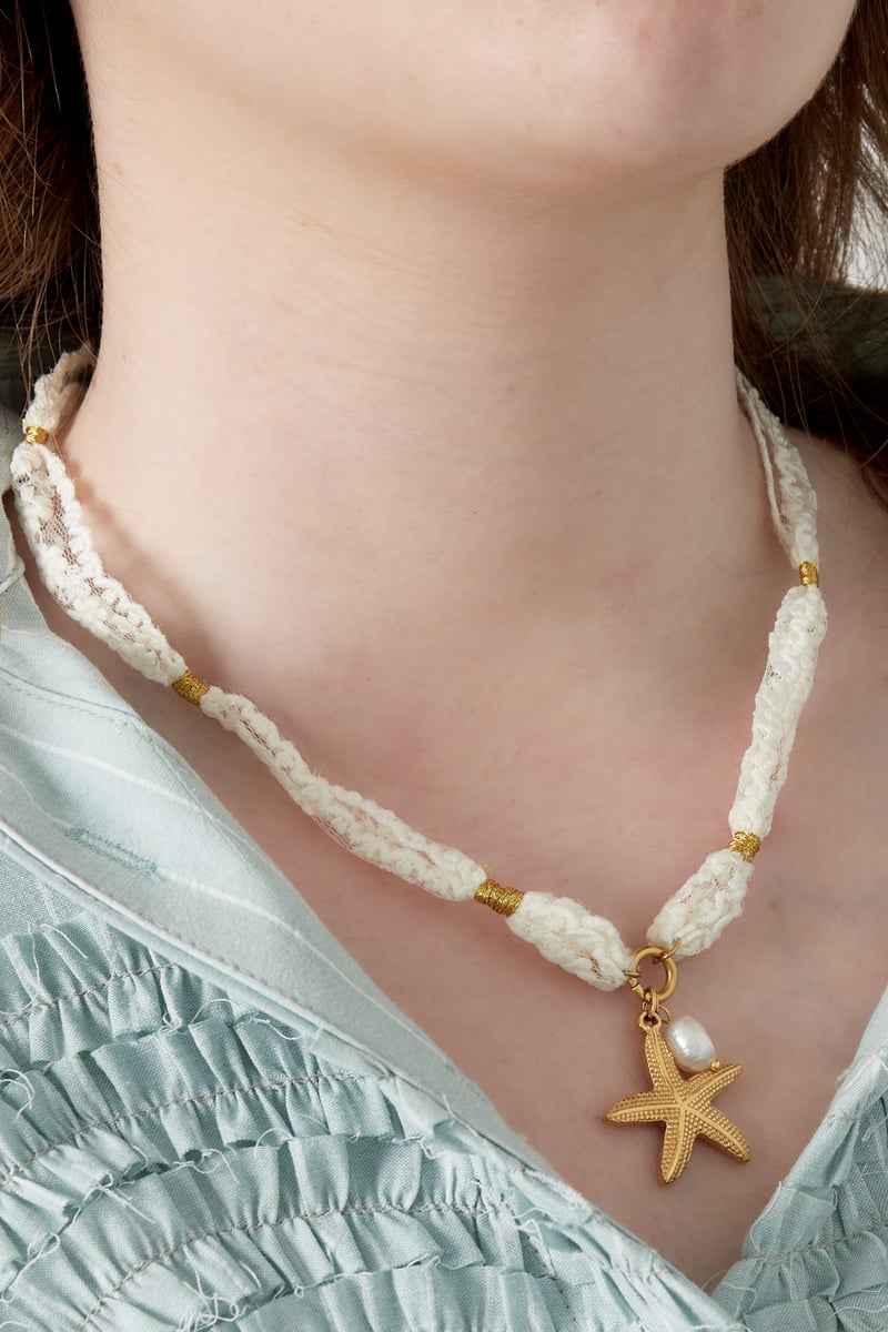 Zeester & Parel Ketting