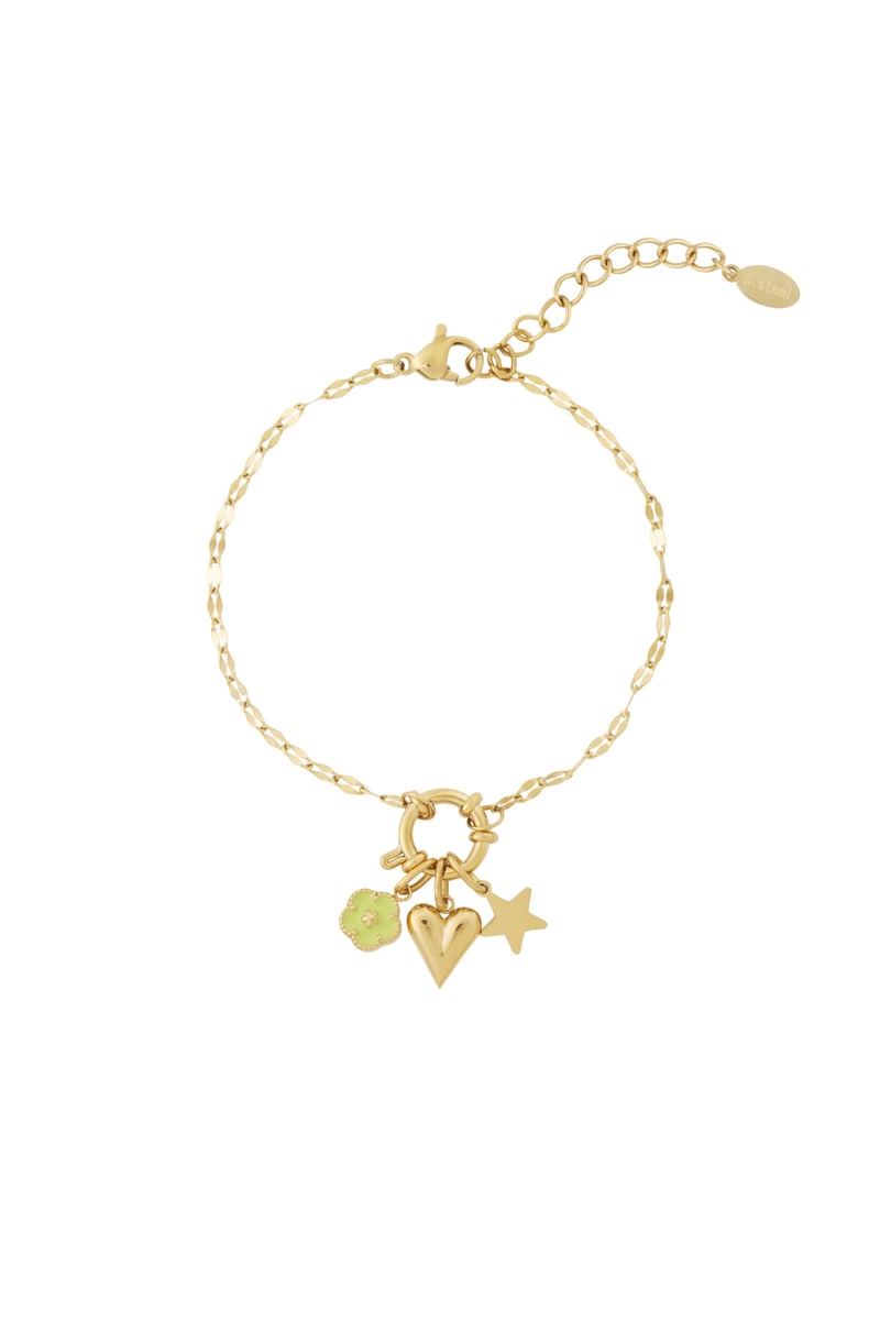 Gedetailleerde DIY-bloemarmband