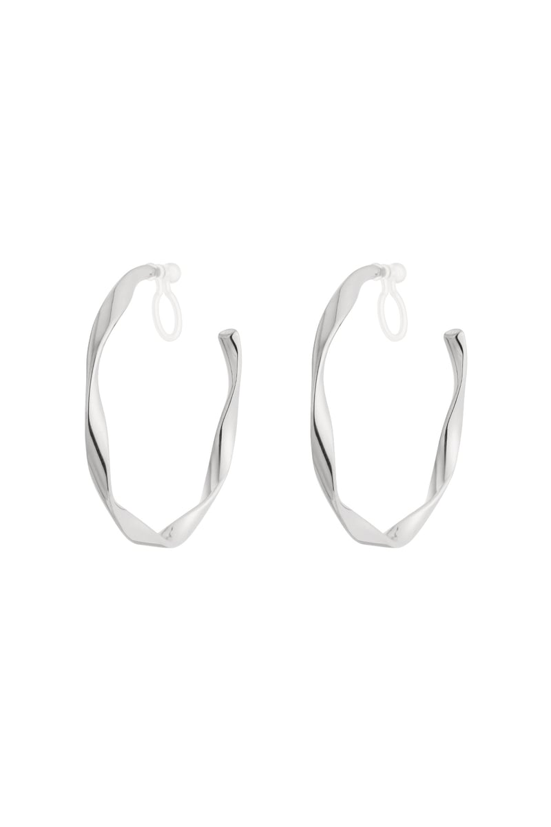 Twist Hoops Clip Oorbellen