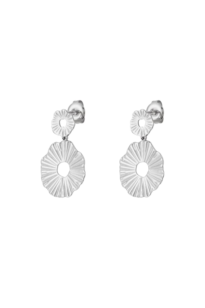 Zonnestralen bloem oorbellen