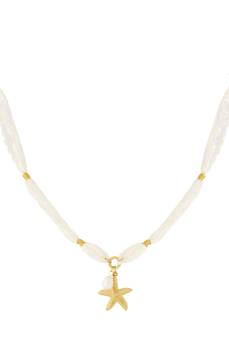 Zeester & Parel Ketting