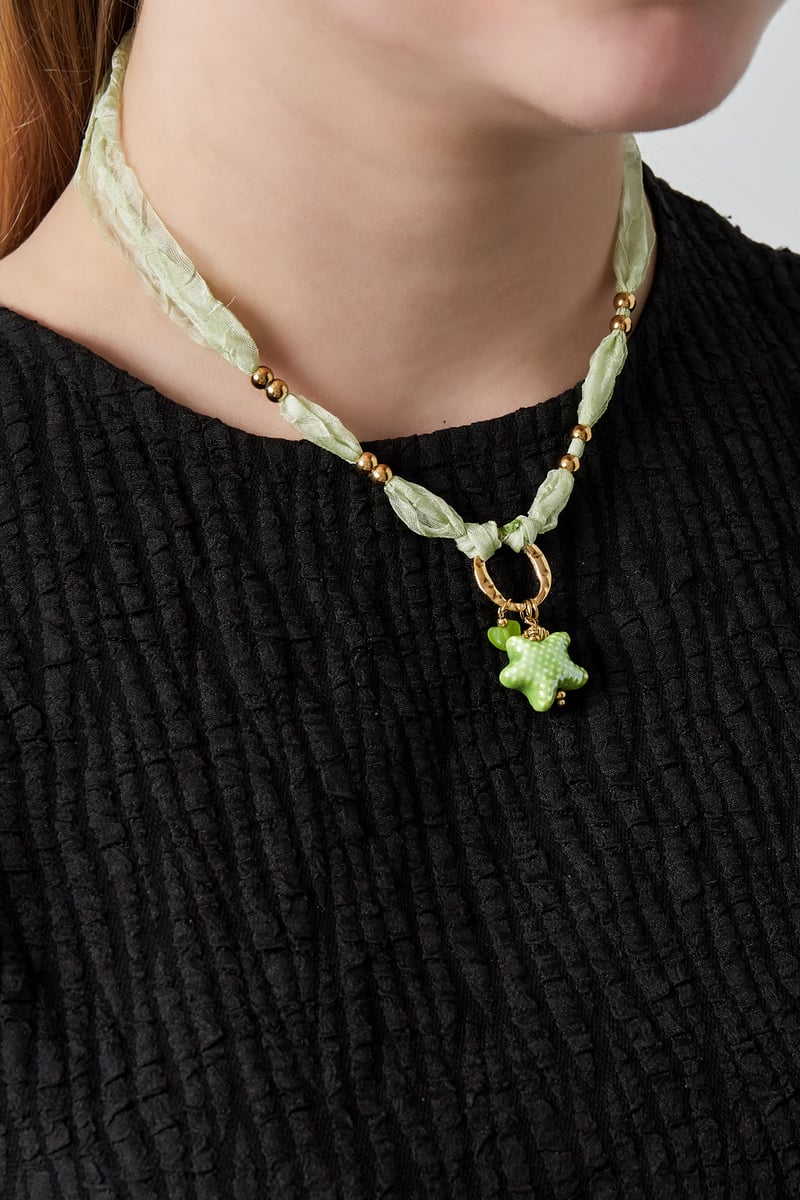 starry ketting - groen en