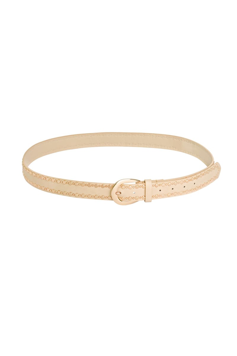 Riem Fabulous Stud Zwart & Zilver PU