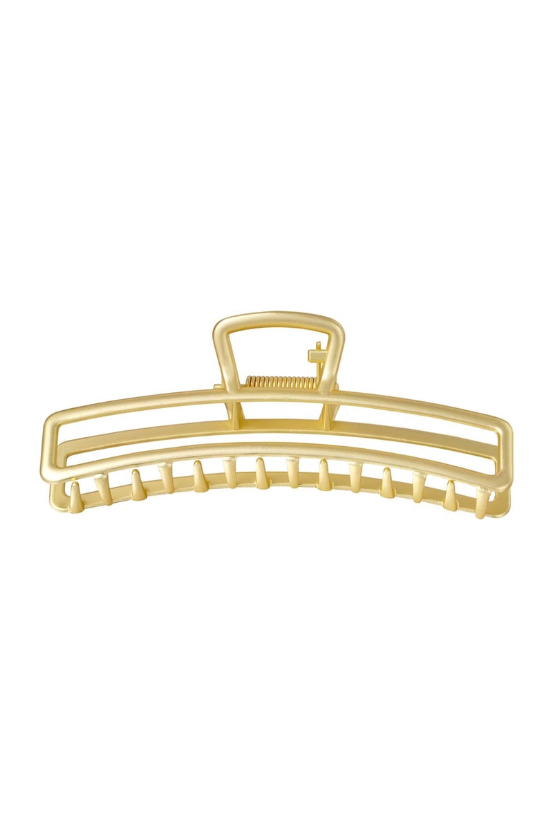 Grote metalen haarclip in Goud kleurkleur Vintage Goud kleur Metaal