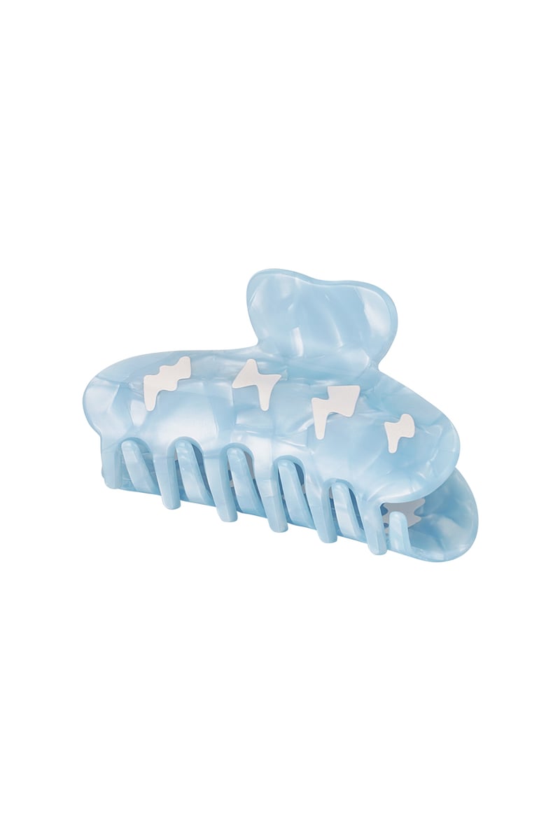 Haarklem print - blauw Sheet Material