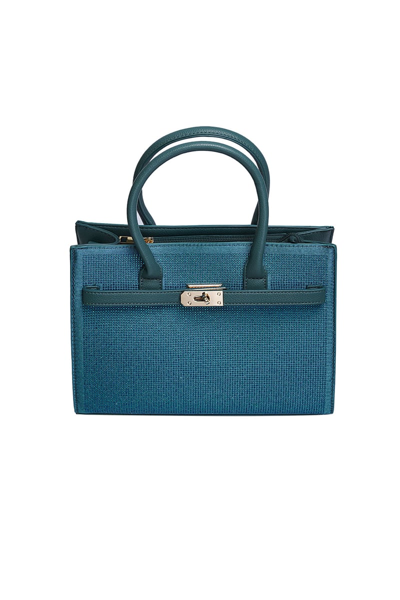 Handtas slot strass - fuchsia