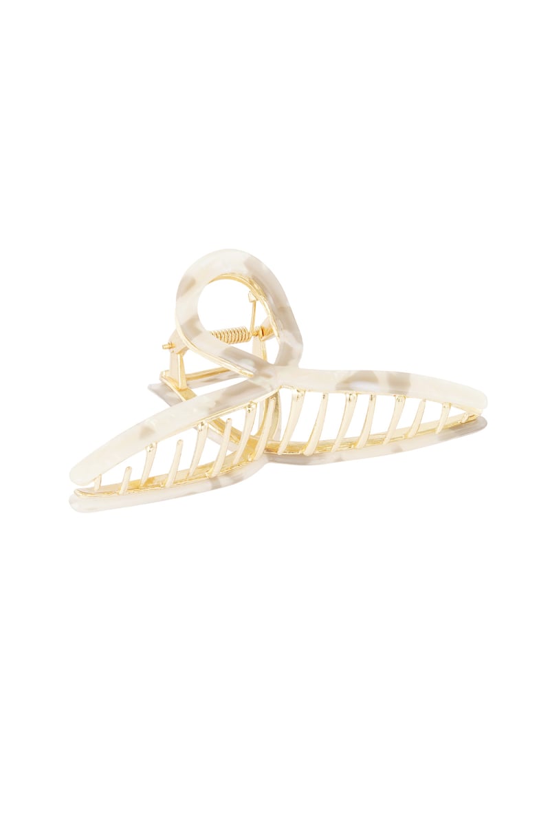 Haarclip krul marble - grijs