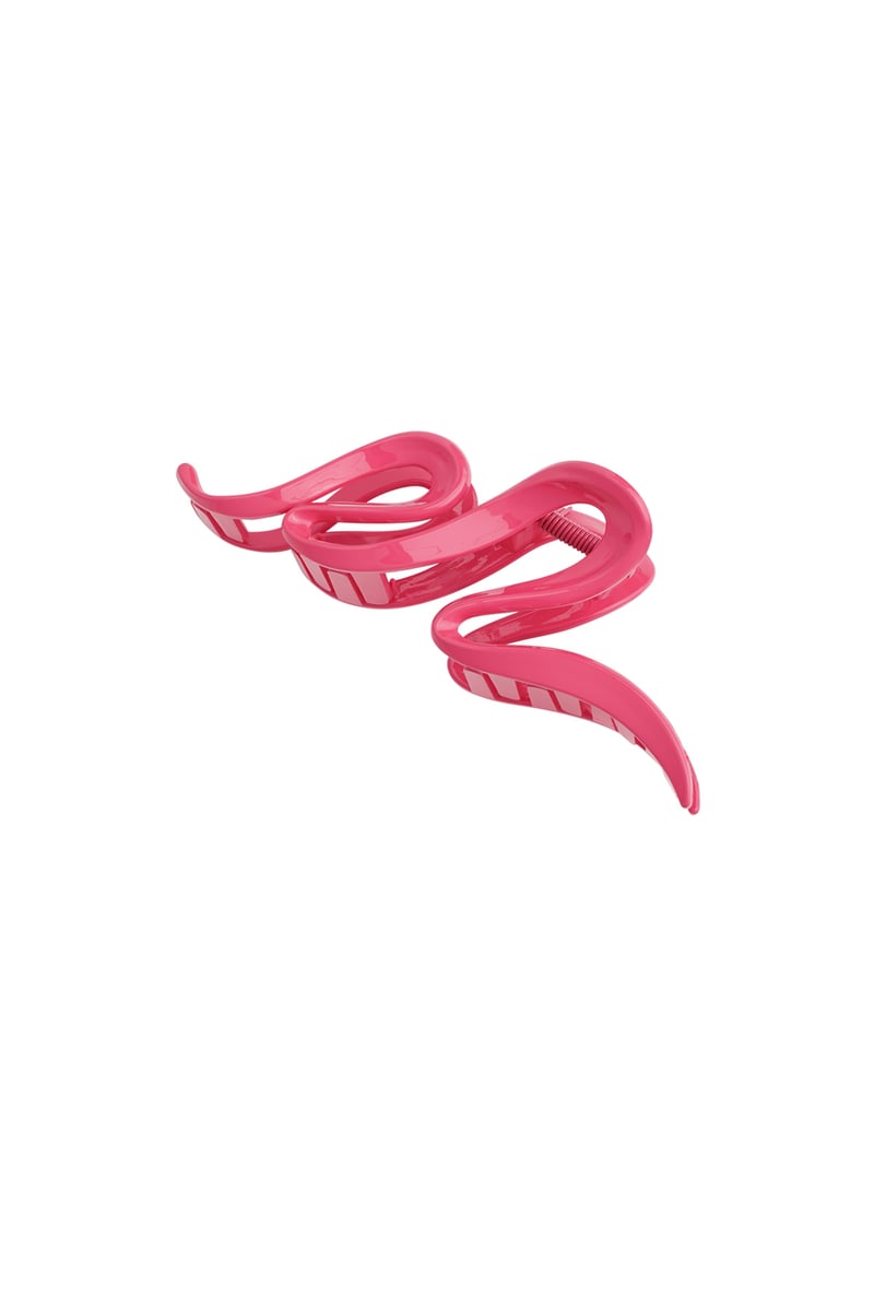 Esthetische haarclip krul - fuchsia