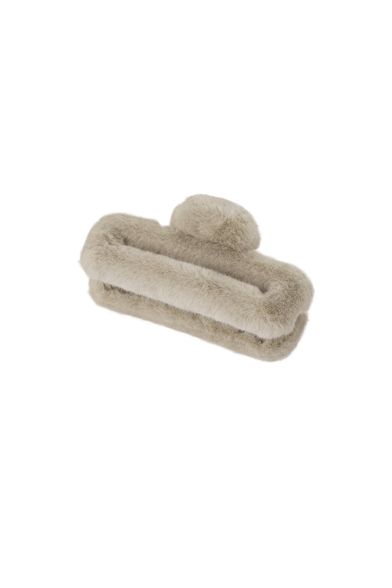 Haarklem fluffly recht - wit