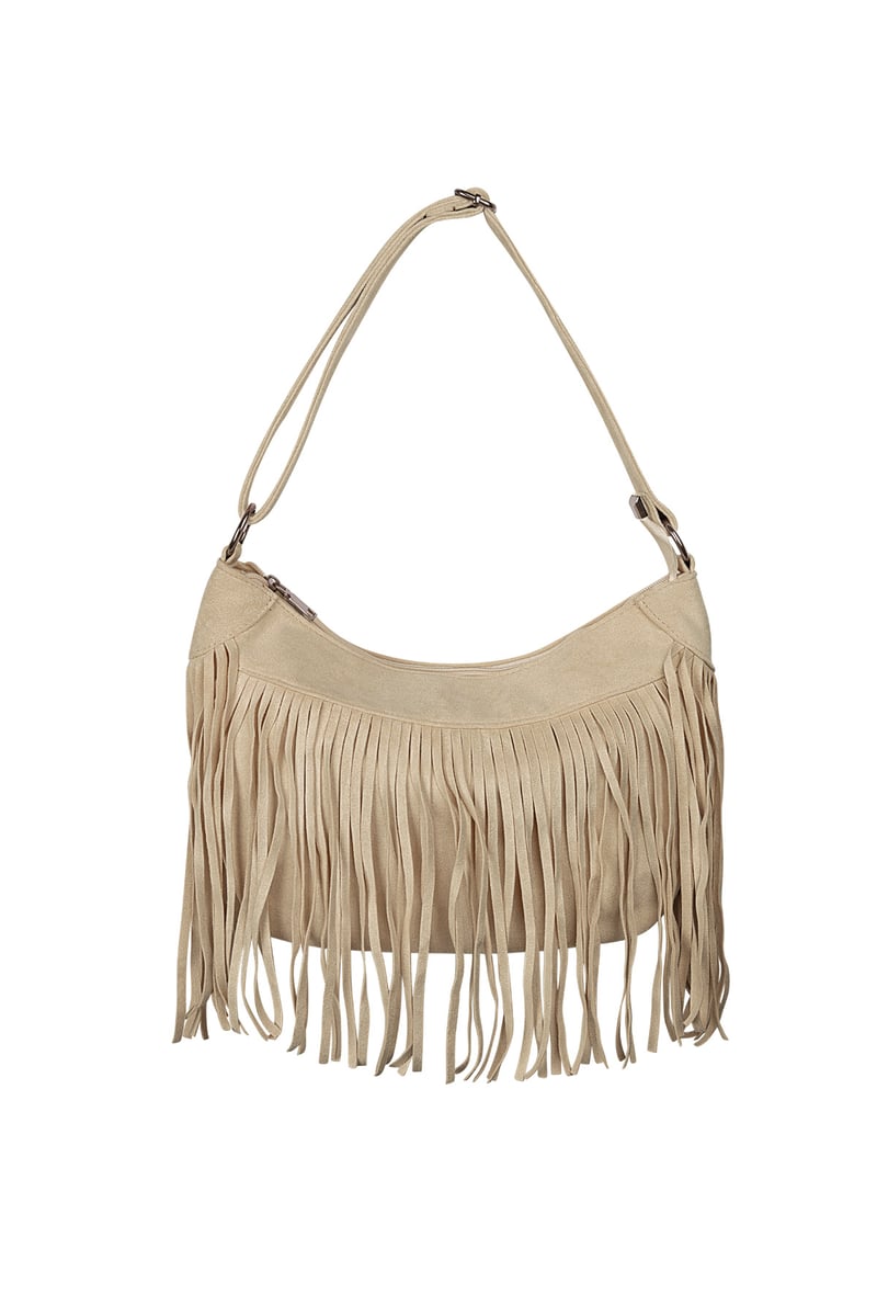 Retro tas - bleekroze 