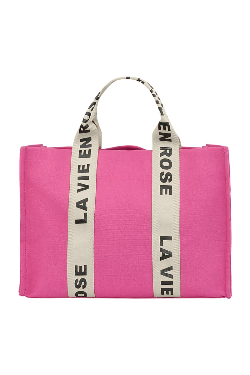 La vie en rose shopper - roze