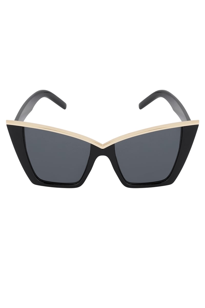Chique zonnebril - zwart