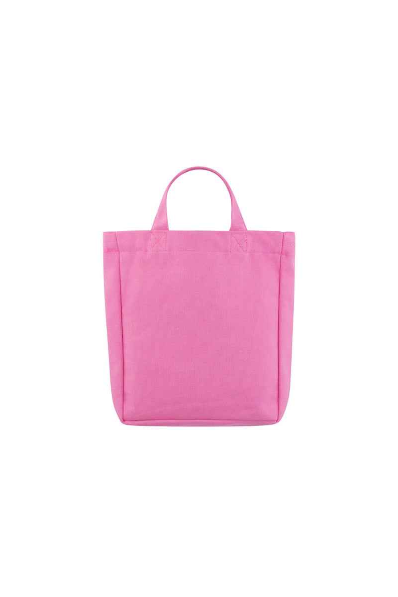 Kleine canvas tas wimpers - roze