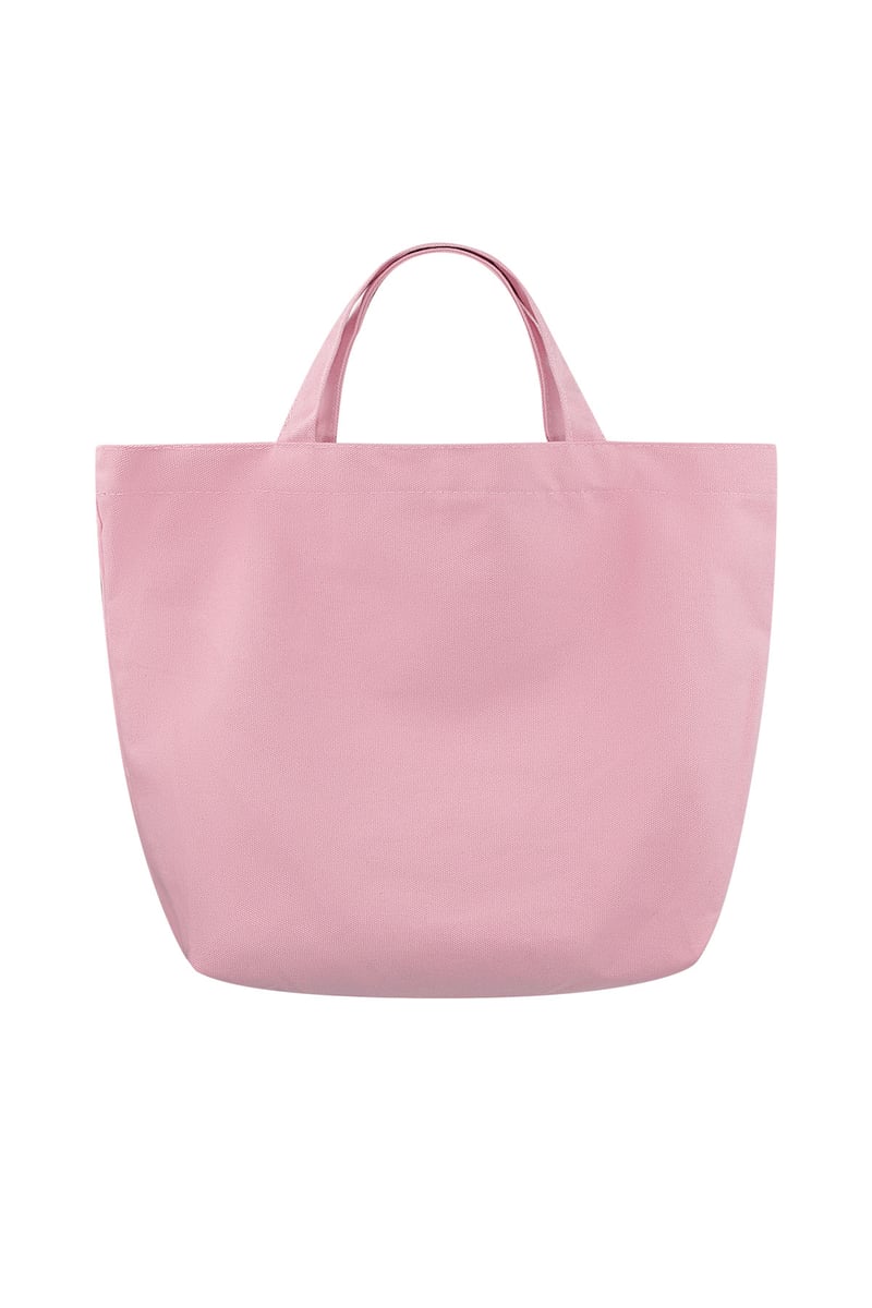 Canvas shopper la vie en rose - roze