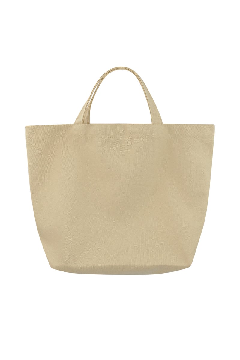 Canvas shopper love - beige