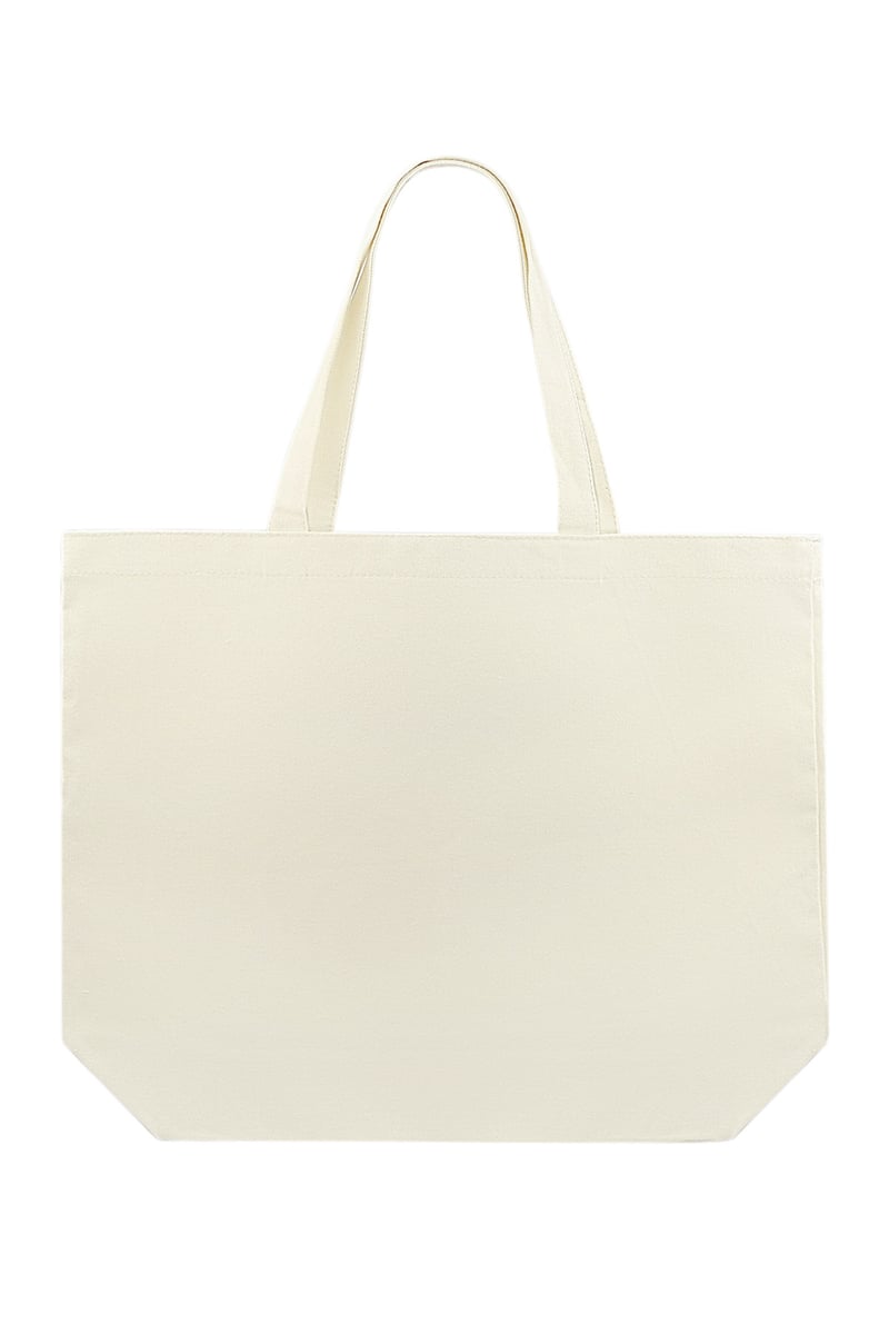 Canvas shopper love - wit