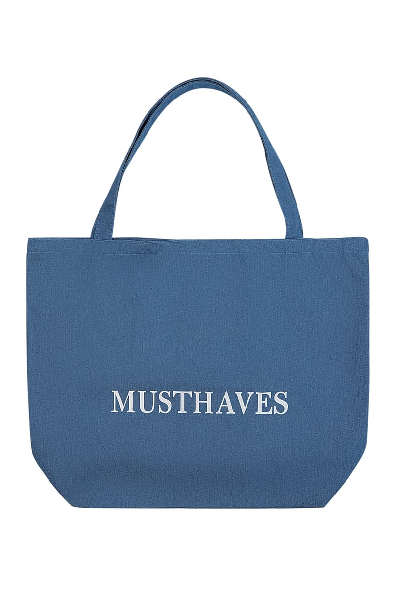 Denim shopper musthaves - blauw