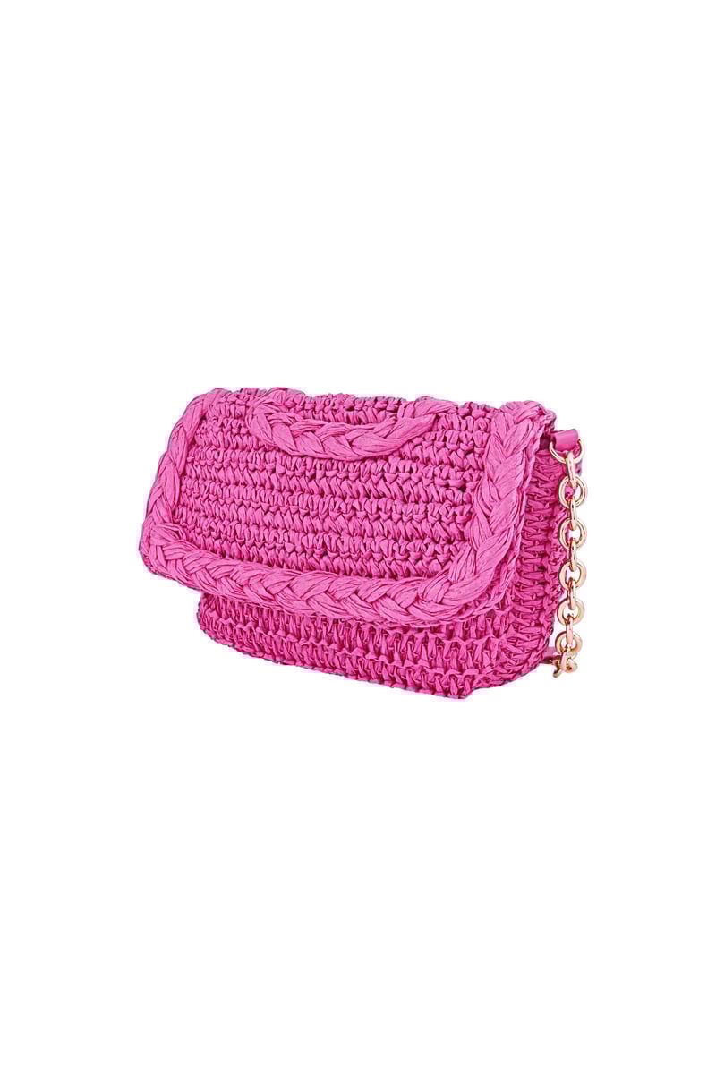 Schouder tas summer vibe - Fuchsia