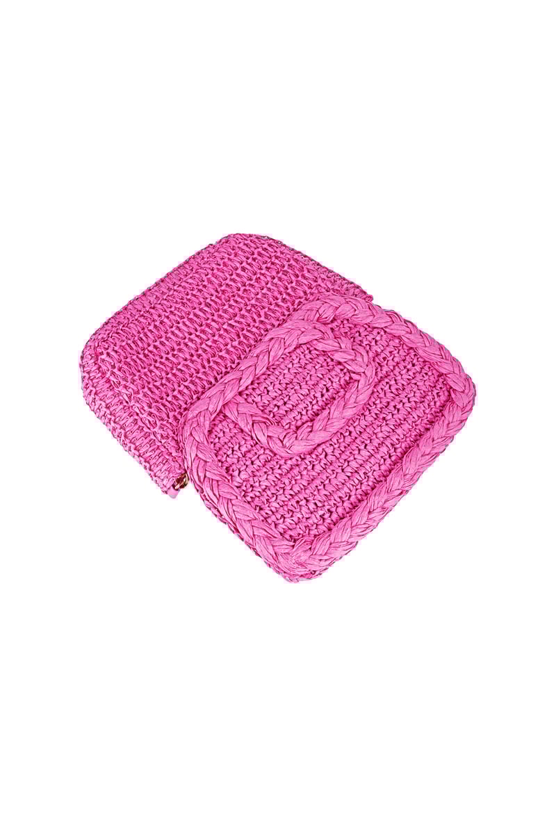 Schouder tas summer vibe - Fuchsia