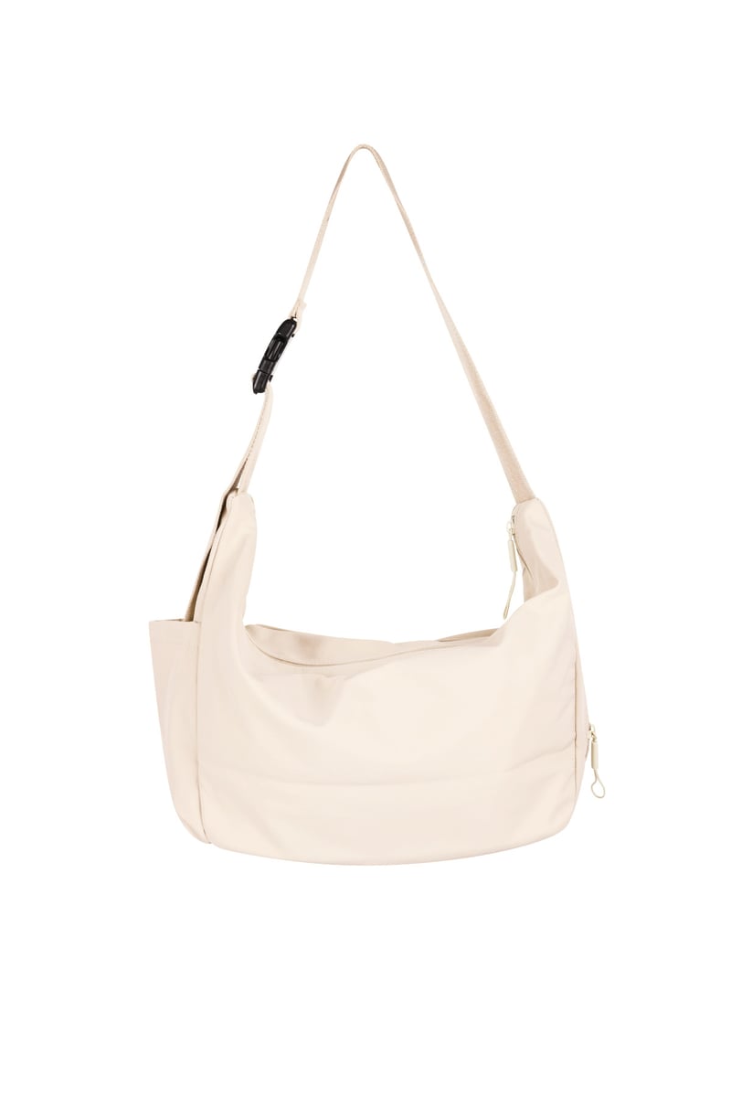 Crossbody tas met vakjes - beige
