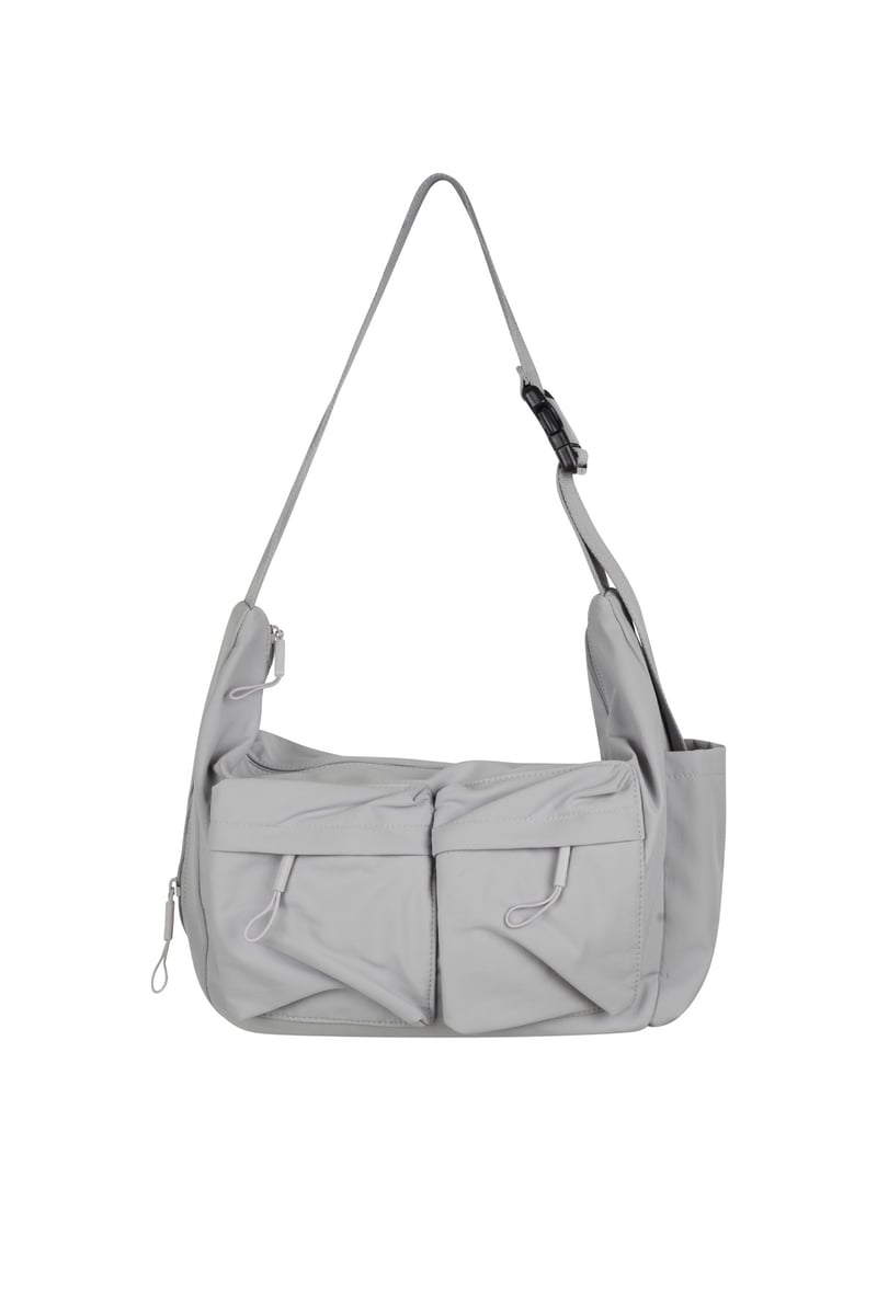 Crossbody tas met vakjes - beige