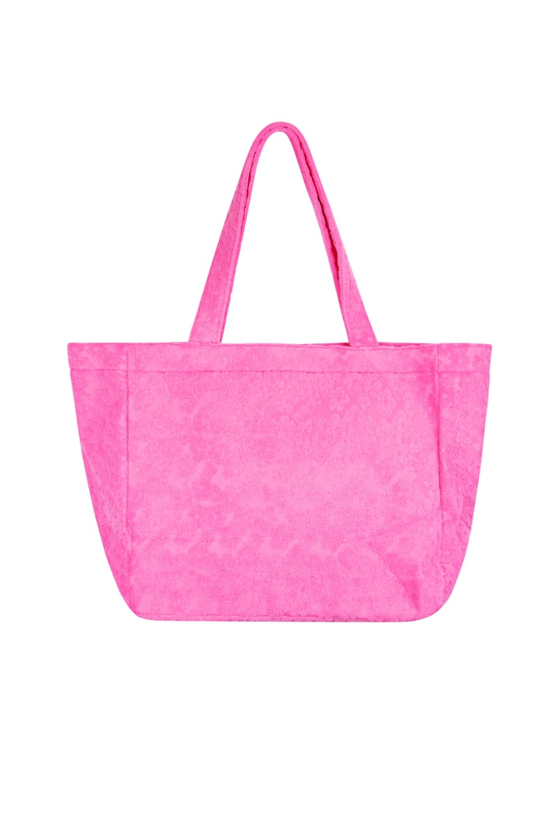 Grote flower girl tas - Roze