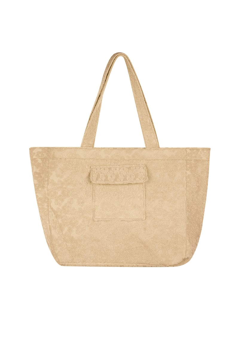 Grote flower girl tas - Roze