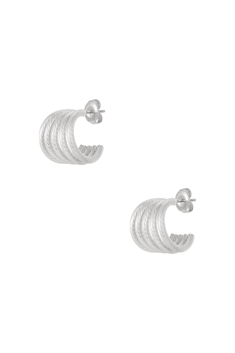 Oorbellen van roestvrij staal, geometrisch, casual, dagelijks, eenvoudig, serie, damessieraden