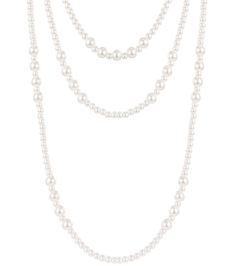 Kleine parels gelaagde ketting