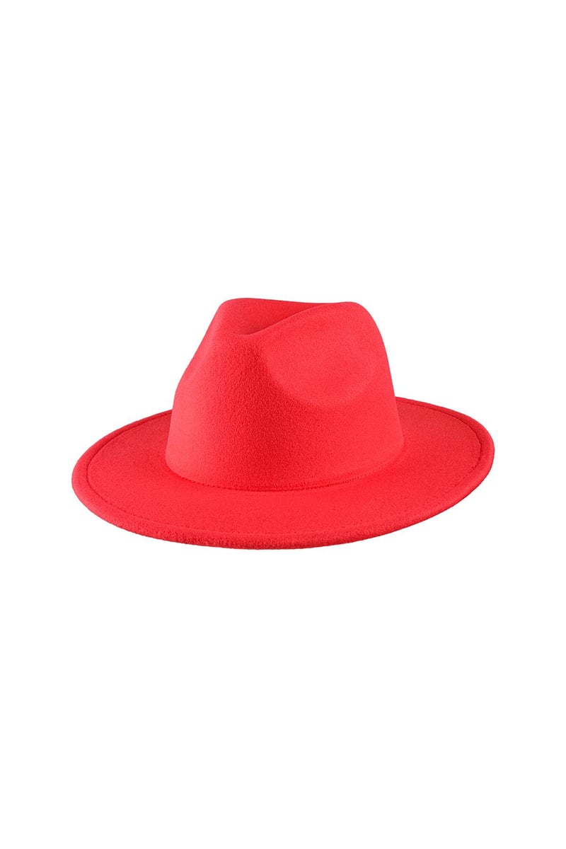 Fedora hoed rood Polyester