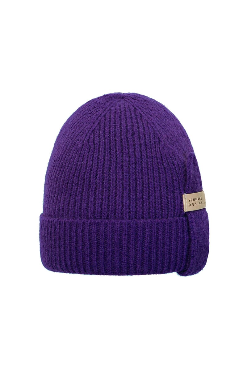 Beanie Yehwang Zwart Polyester