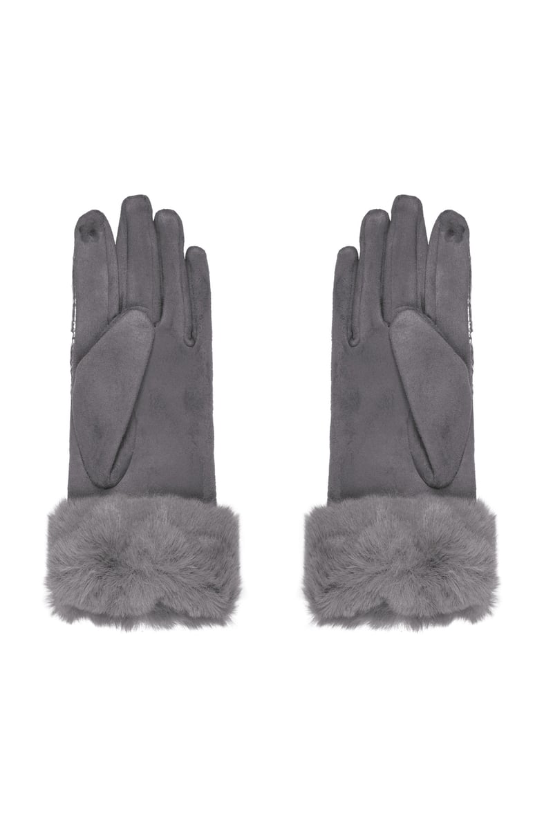 handschoenen gestkt met faux fur
