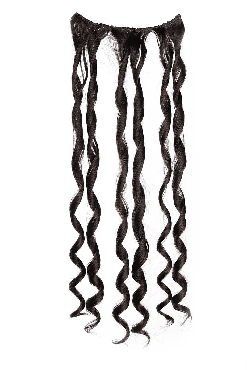 Clip in cruly day - zwart / wit