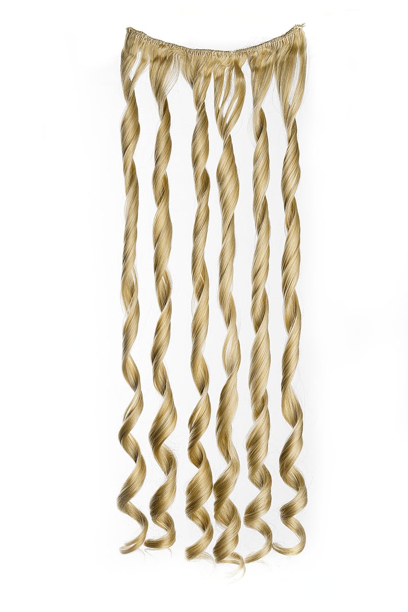 Clip in cruly day - zwart / wit