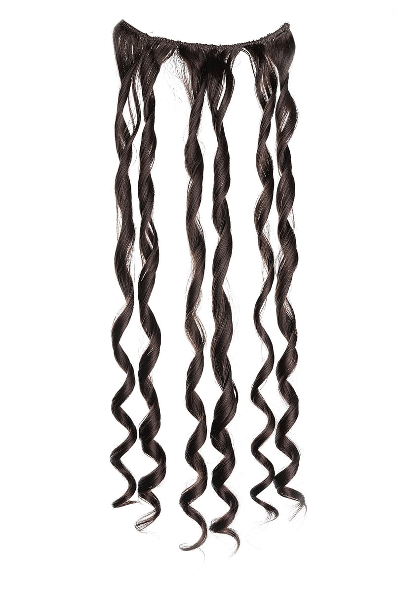 Clip in cruly day - zwart / wit