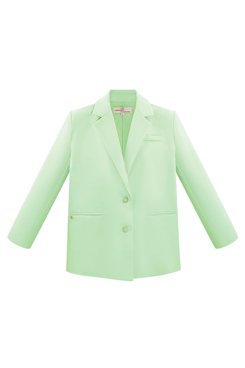 Blazer met twee knopen - roze 