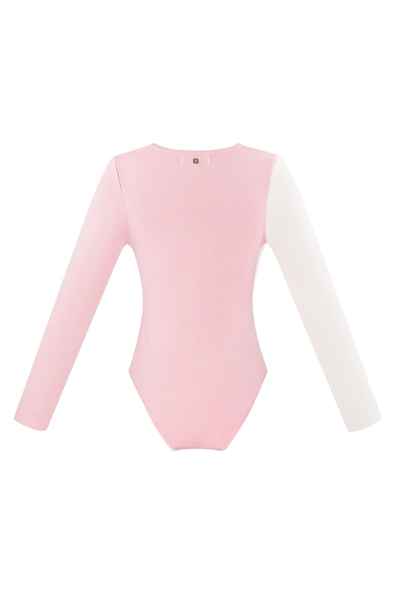 Body organische ying yang - roze wit