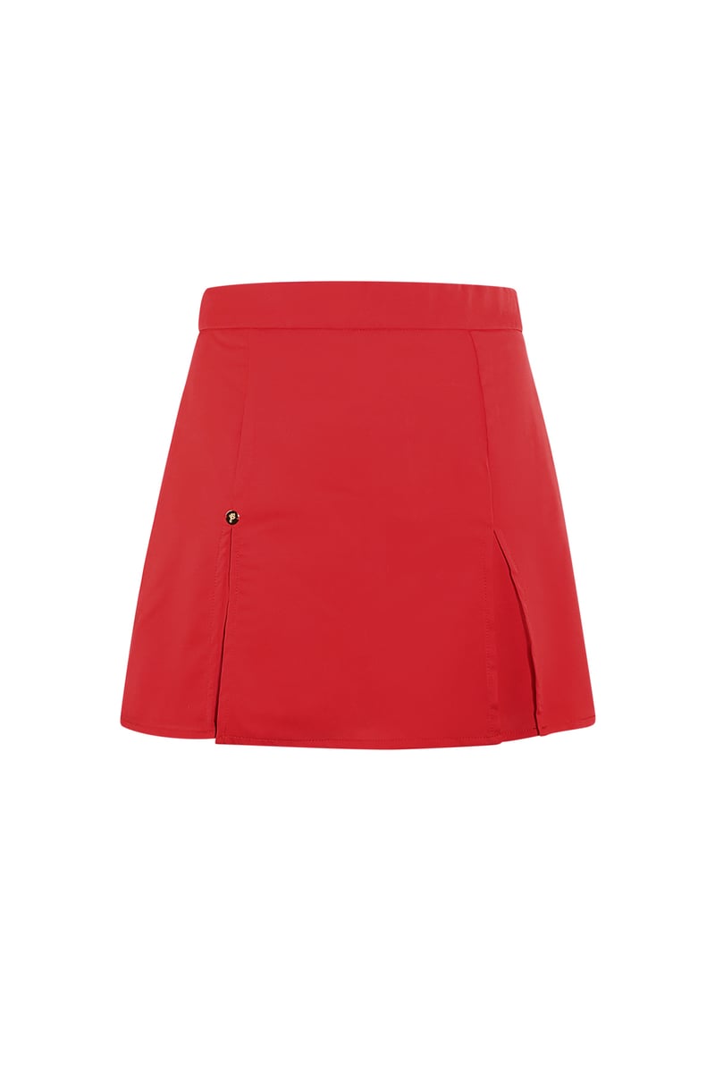 Pastel basic mini skort - fuchsia