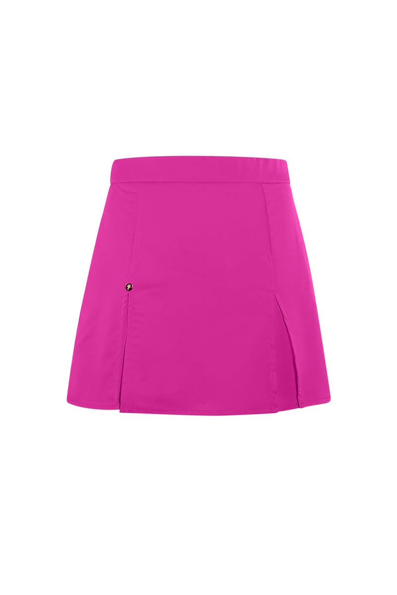 Pastel basic mini skort - fuchsia