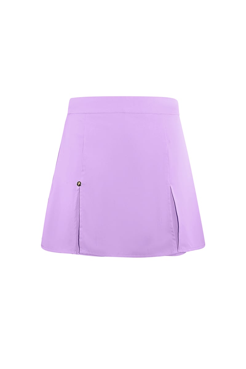 Pastel basic mini skort - fuchsia