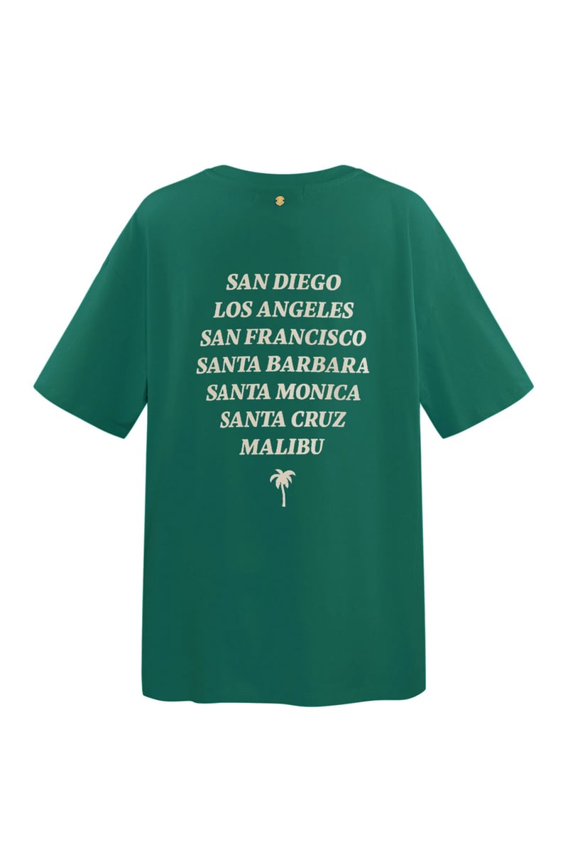 T-shirt california - wit