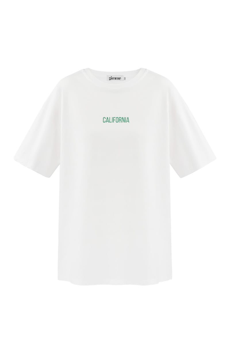 T-shirt california - wit