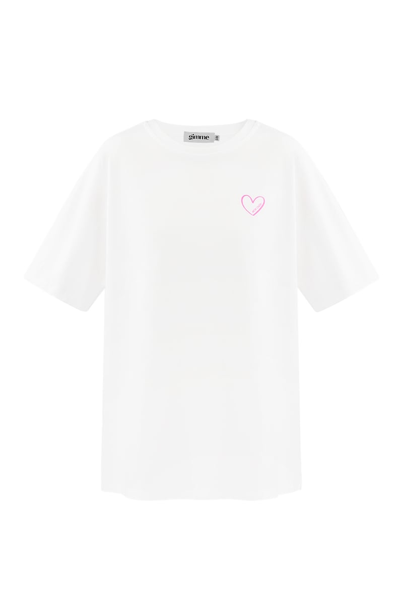 T-shirt mon cheri - wit