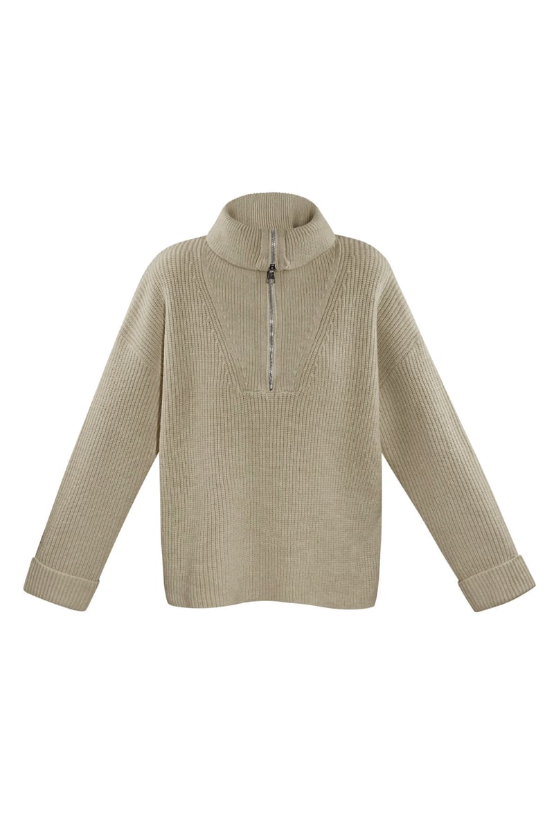Neutral knit trui - zwart