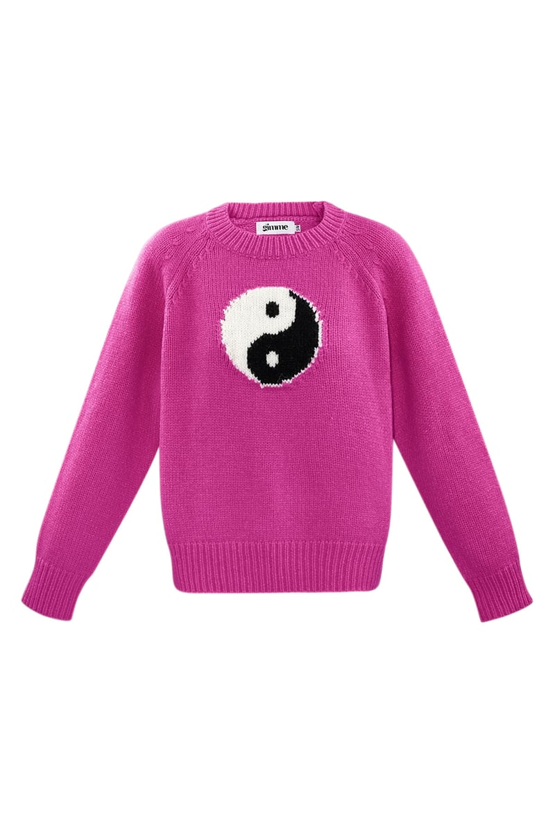 Ying Yang Breeze - fuchsia