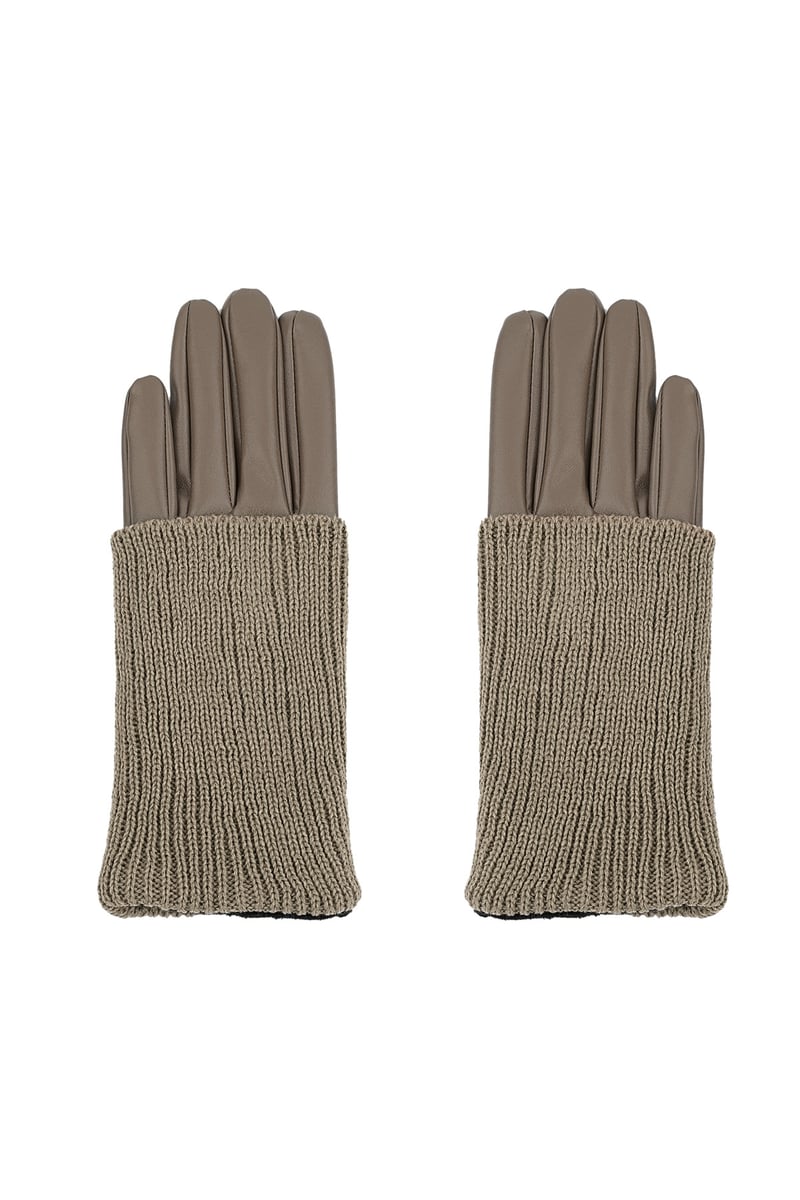 Cozy Knit handschoenen - grijs