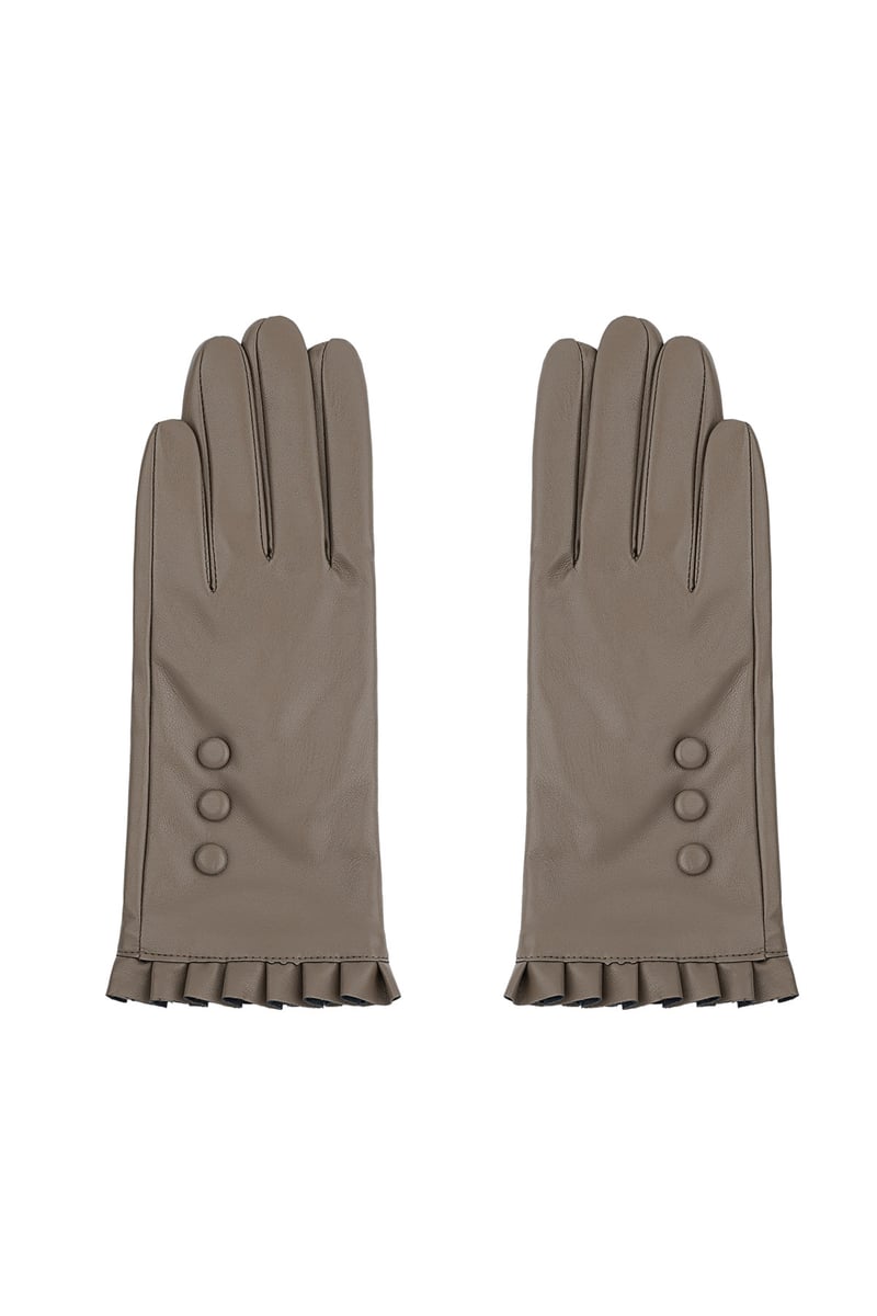 Handschoenen cozy day - camel