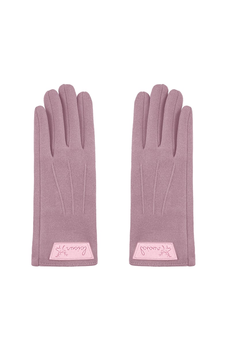 Timeless chique glove - blauw